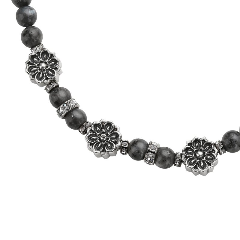 Korea traditional triple Dancheong Silver necklace / Cheong - 5 - 項鍊 - 其他金屬 銀色
