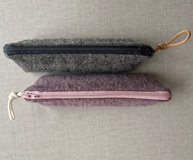 howslife handmade warm soft micro triangular pencil case/flat pencil case-Japanese  linen series (small size) - Shop howslife Pencil Cases - Pinkoi