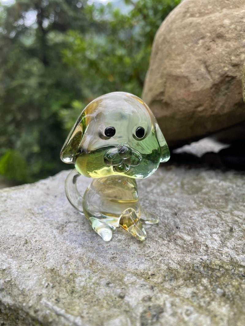 水晶玻璃 Q版生肖 狗 - 擺飾/家飾品 - 玻璃 