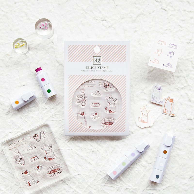 【My Icon Stamp】no.42 | 水晶印章、透明印章 - 印章/印台 - 矽膠 透明