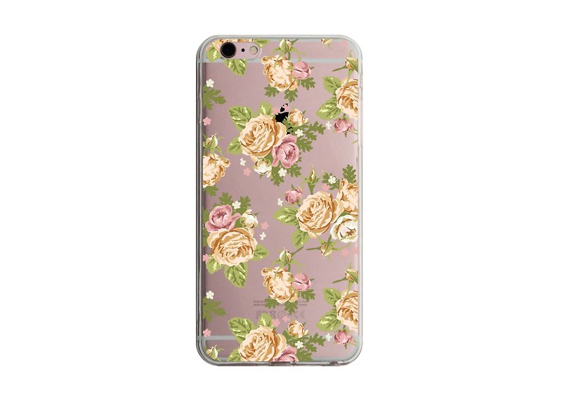 British custom yellow rose transparent Samsung S5 S6 S7 note4 note5 iPhone 5 5s 6 6s 6 plus 7 7 plus ASUS HTC m9 Sony LG g4 g5 v10 phone shell mobile phone sets phone shell phonecase - Phone Cases - Plastic Yellow