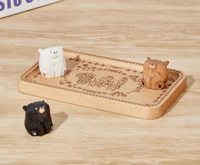 熊木彫り　インテリア　置物　コレクション 熊木彫り豪華セット - ショップ Mokuomo 置物 - Pinkoi