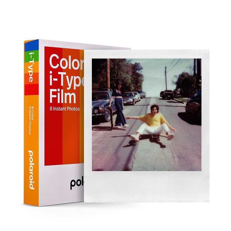 Polaroid - i-Type 白框即影即有彩色菲林相紙 – (8張) - 相機/拍立得 - 其他材質 多色