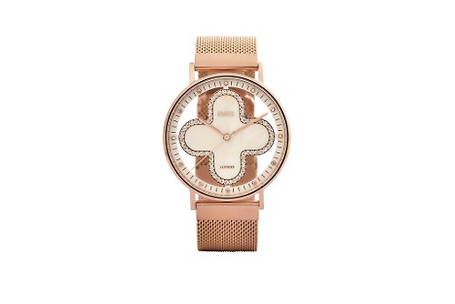 IMIR 艾米爾精品手錶 IMIR 璀璨 | 白珍珠貝 玫瑰金殼