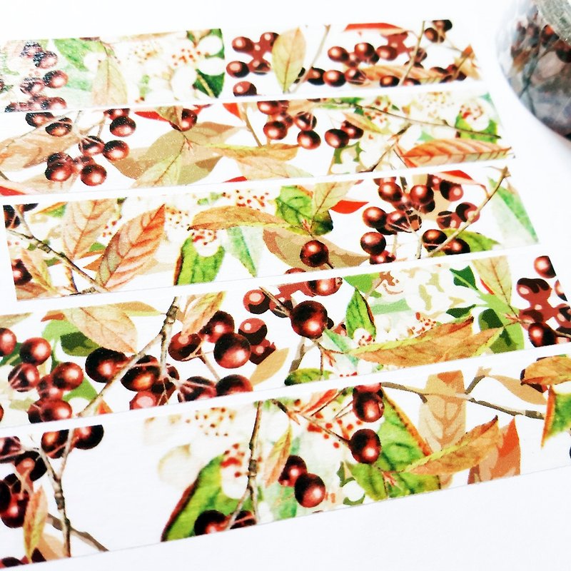 Sample Washi Tape Berry Fabric - Washi Tape - Paper 