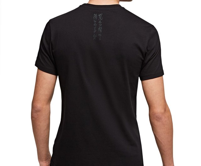 斎宮宗 Tシャツ 日本製アートTシャツ 仏教Tシャツ 弥勒 綿100% ユニセックス 黒
