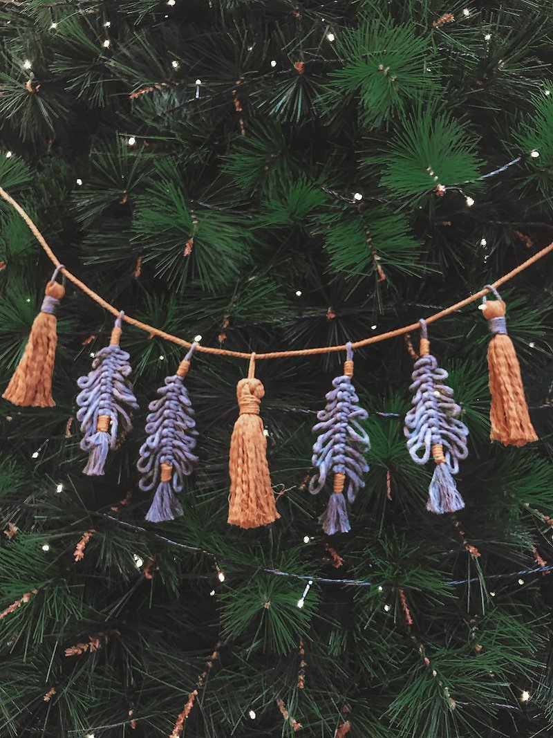 棉．麻 編織/羊毛氈/縫紉 - │12月│聖誕吊飾.編織吊飾. 聖誕手作.露營佈置