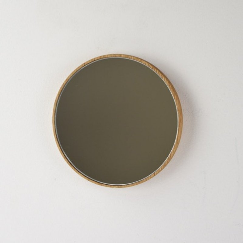 まる鏡 130 - 裝飾/擺設  - 木頭 咖啡色