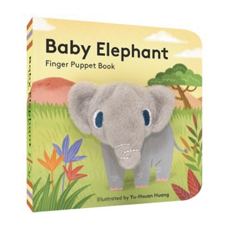 大象寶寶手偶書：Baby Elephant: Finger Puppet Book - 書衣/書套 - 紙 