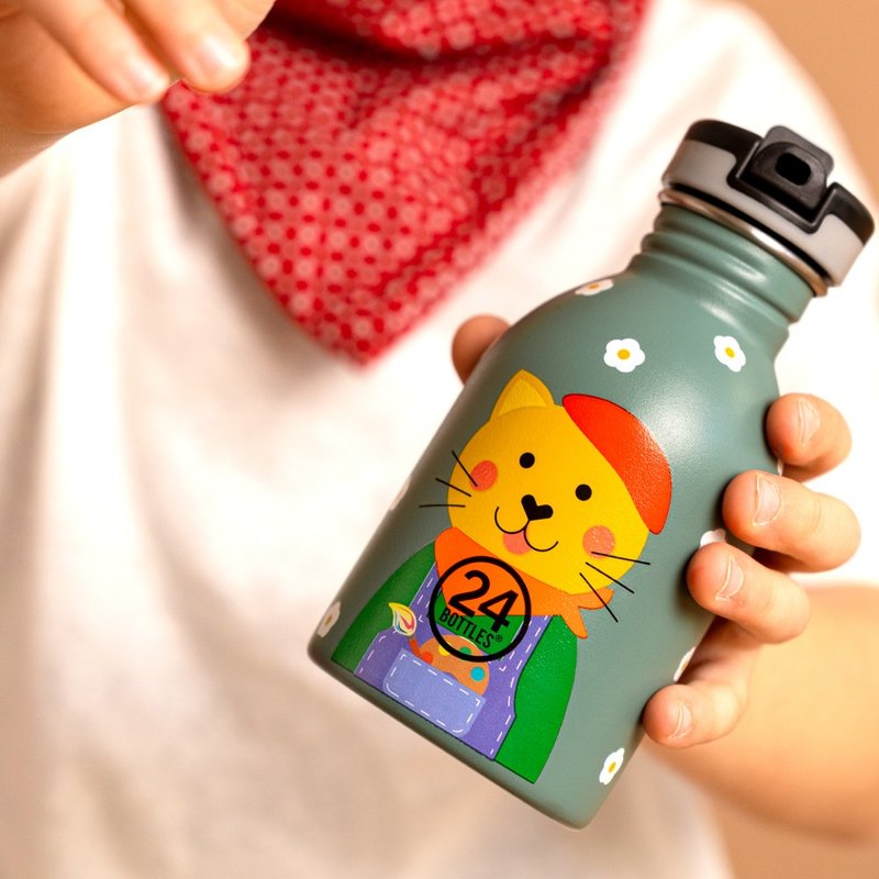 Italy 24Bottles lightweight spout cold water bottle 250ml / 2 styles in total - กระติกน้ำ - สแตนเลส หลากหลายสี