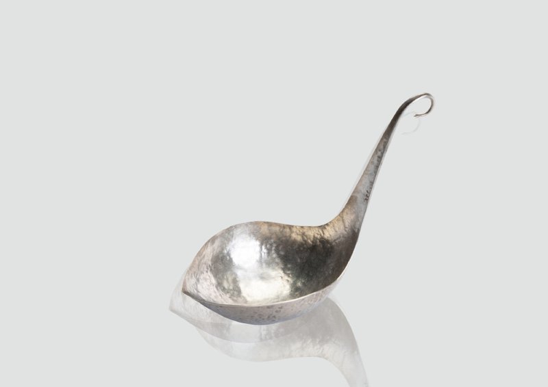 teaspoon of lotus petals - Cutlery & Flatware - Sterling Silver Silver