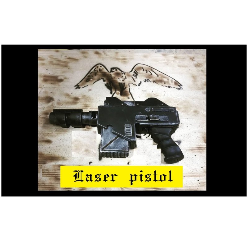 Laspistol Warhammer 40000 inspired laser pistol cosplay strikeball airsoft moula - Other - Other Materials Multicolor