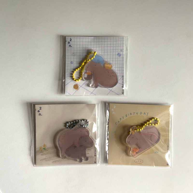 Keychain : Capybara - Keychains - Acrylic 