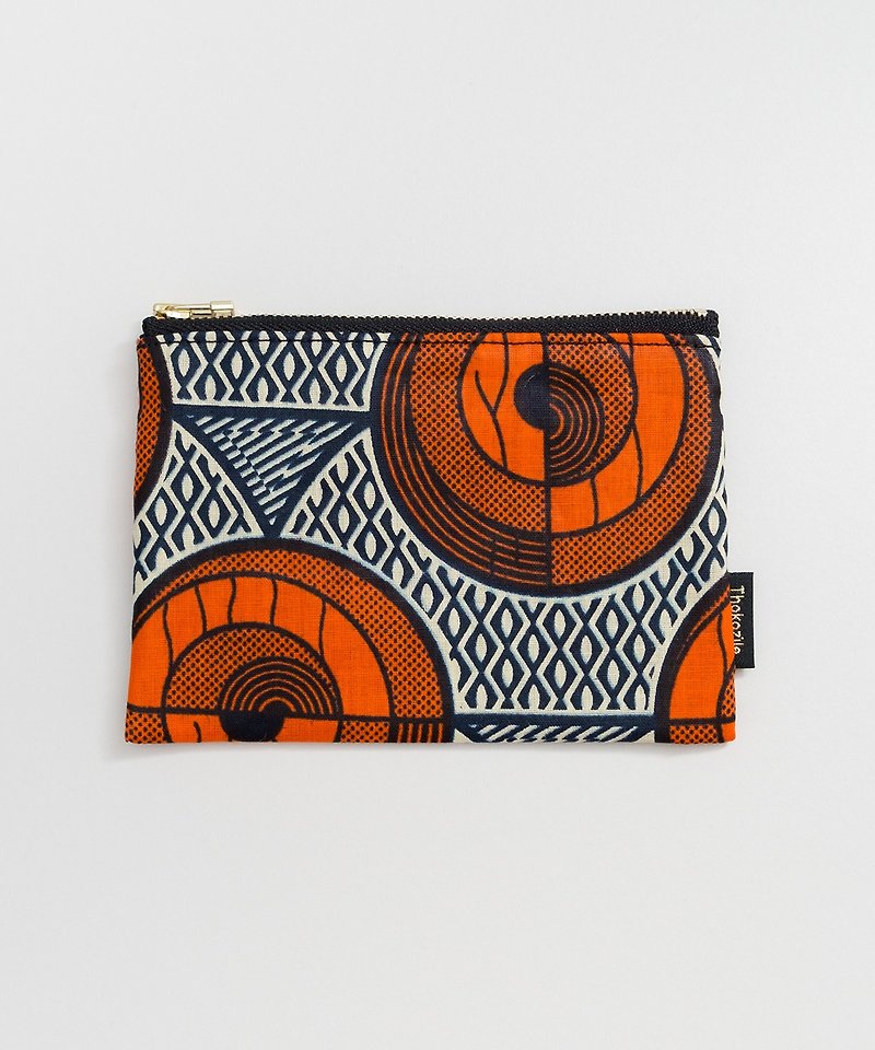 AFRICAN WAX MINI POUCH - Toiletry Bags & Pouches - Cotton & Hemp Red