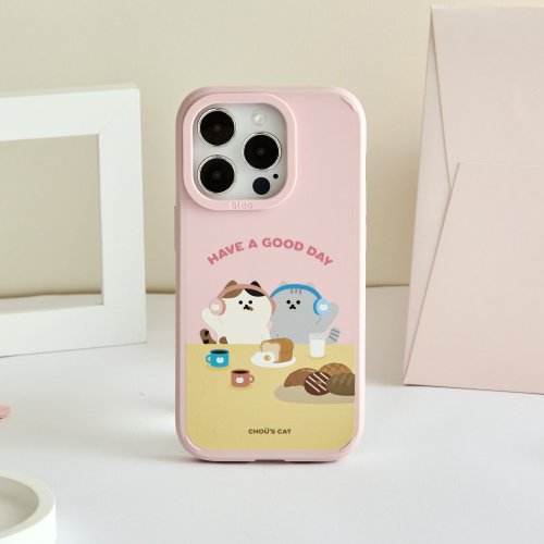 TOYSELECT 周氏喵喵早餐時光峽谷強悍MagSafe iPhone手機殼