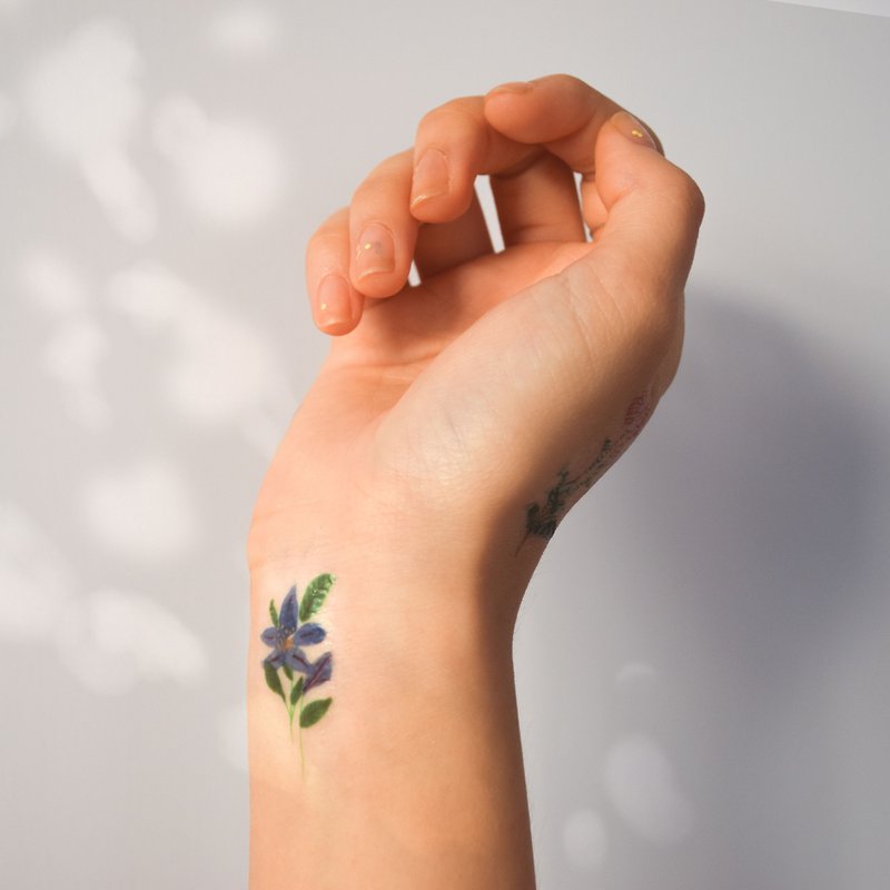 客製化 專屬 刺青貼紙 紋身貼紙 tattoo - 紋身貼紙/刺青貼紙 - 紙 多色