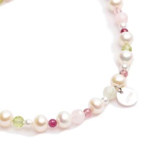 ARTISMI 櫻粉珍珠手鍊 Sakura Pink Fresh Water Pearl Bracelet