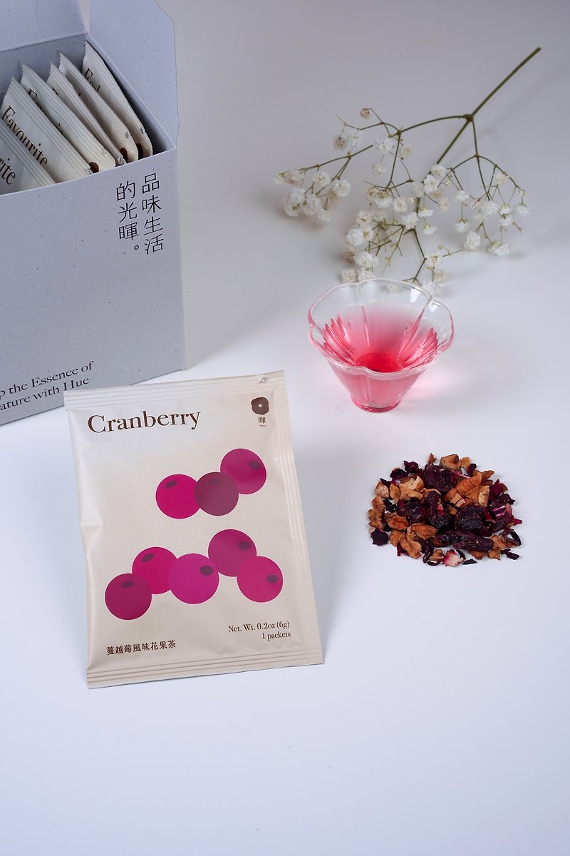 【Hue】Caffeine-free German Dried Fruit Watery Fruit Tea Cranberry - ชา - วัสดุอื่นๆ สีเทา
