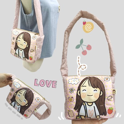 NooAer Soft and Plush Shoulder Bag Customizable Name/Message