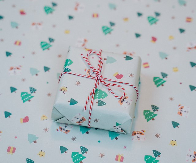 Christmas 2-Sided Gift Wrap