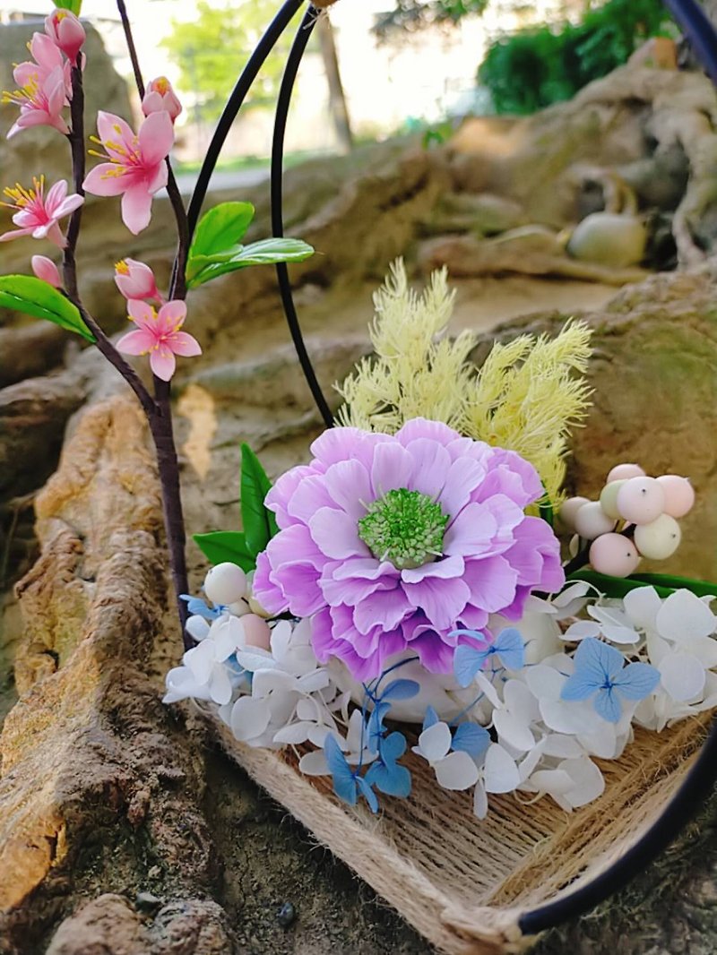 【คลาสเวิร์คช็อป】kehto handmade - spring and wind flower ceremony clay craft / 1 person group