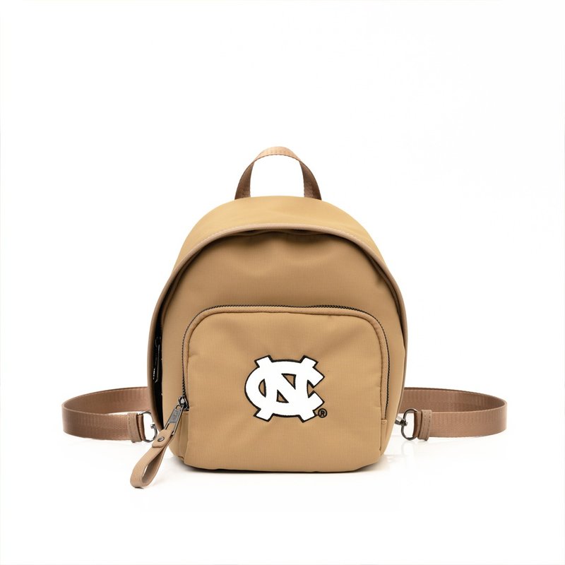 NCAA-University of North Carolina UNC Classic Logo Small Backpack- Khaki - กระเป๋าเป้สะพายหลัง - ไนลอน 