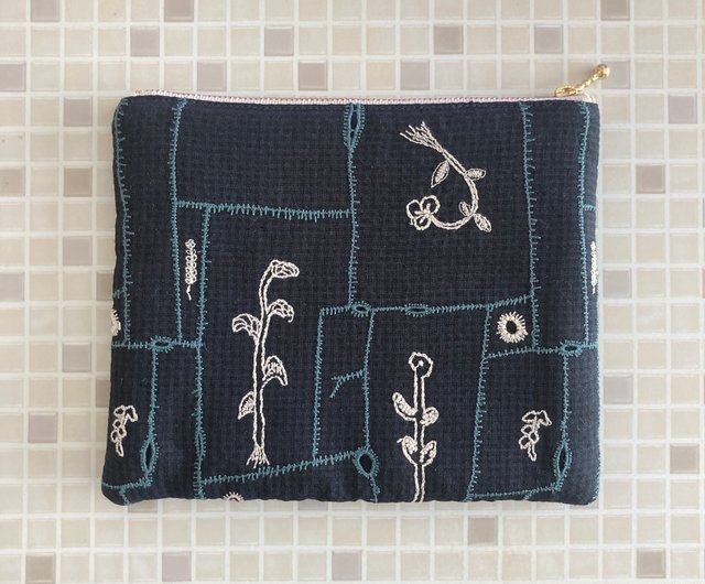 ミナペルホネン ポーチ cosmetic bag travel pouch rosy mina