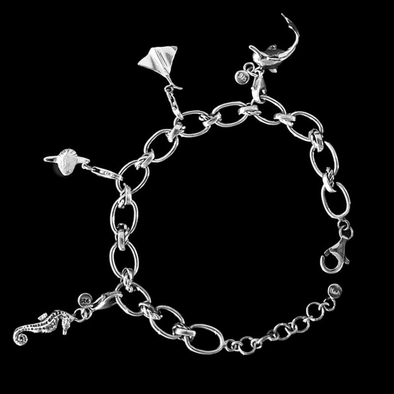 Bracelet Silver Classical Style (19cm+4cm extension) - 手鍊/手環 - 純銀 