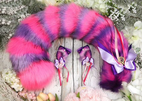 Pink Nurse Cat Ears and Tail Set - Shop Catzo Club Hair Accessories - Pinkoi