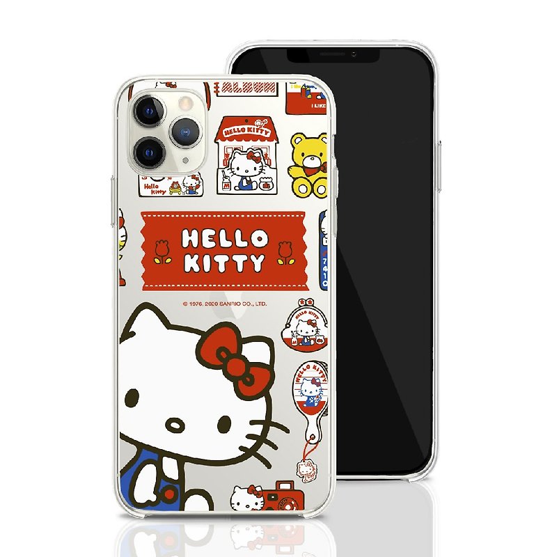【Hong Man】三麗鷗 iPhone 11/SE 手機殼套組 HelloKitty 百寶箱 - 手機殼/手機套 - 塑膠 透明