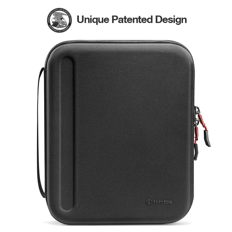 Tomtoc multifunctional tablet hard shell storage bag black iPad Pro 11-inch & iPad Air 11-inch - อื่นๆ - เส้นใยสังเคราะห์ สีดำ