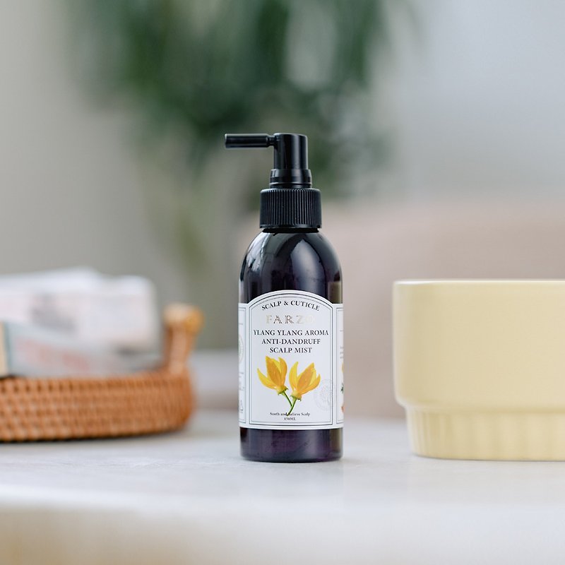 Ylang ylang essential oil herbal scalp soothing water 150ml - ครีมนวด - พืช/ดอกไม้ สีเหลือง
