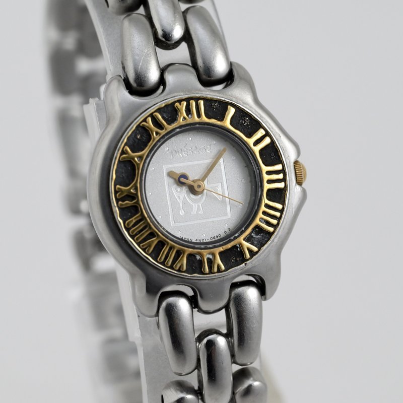 Seiko Presage 4N21-0280 Women Watch Quartz Silver Dial - 女裝錶 - 不鏽鋼 