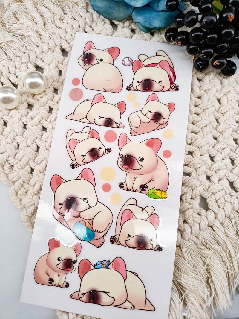 ME217_09 乾式轉印貼紙Transfer Stickers - 貼紙 - 塑膠 多色