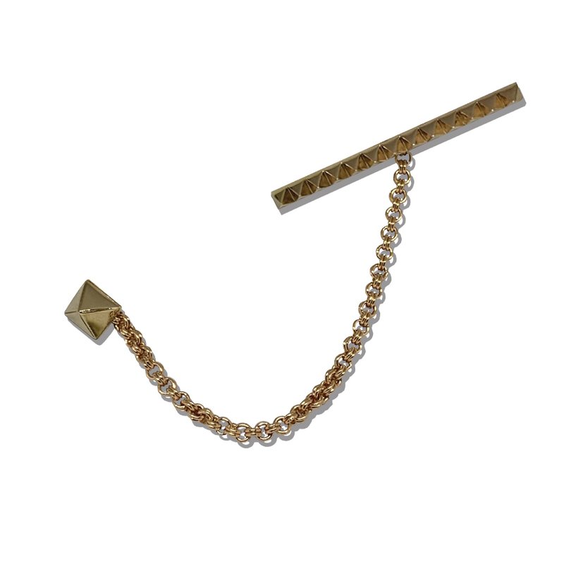 Phi-Ta-Khon : Ear cuff - 耳環/耳夾/耳骨夾 - 其他金屬 粉紅色