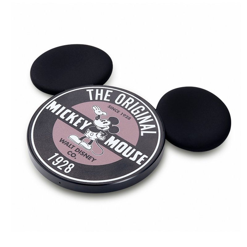InfoThink Mickey 90th Anniversary Series Wireless Charging Block (Mickey) - Gadgets - Precious Metals Black