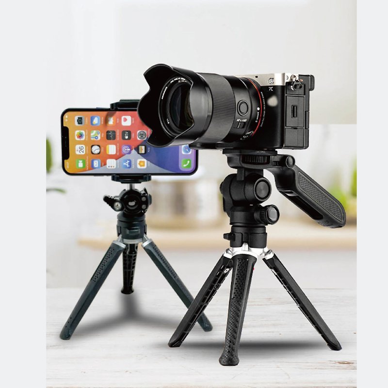 Maggi [Mini Desktop Tripod] Mini Tripod, Lightweight and Portable, Dual-Purpose for Mobile Phones and Cameras - Phone Stands & Dust Plugs - Other Materials 