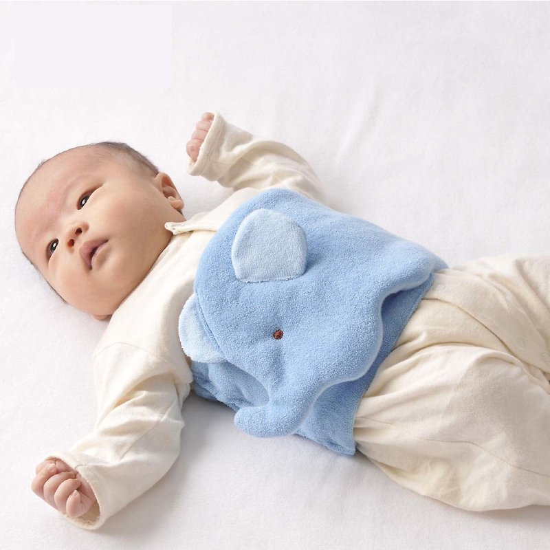 【日本の妖精の森】赤ちゃんのお腹（小さな象の形） - その他 - コットン・麻 ブルー