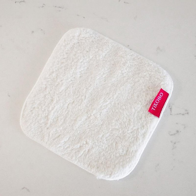 Titanium wipe (15x15cm) wipes/small square towels/makeup remover wipes/small handkerchiefs/glasses cloth - Handkerchiefs & Pocket Squares - Cotton & Hemp White