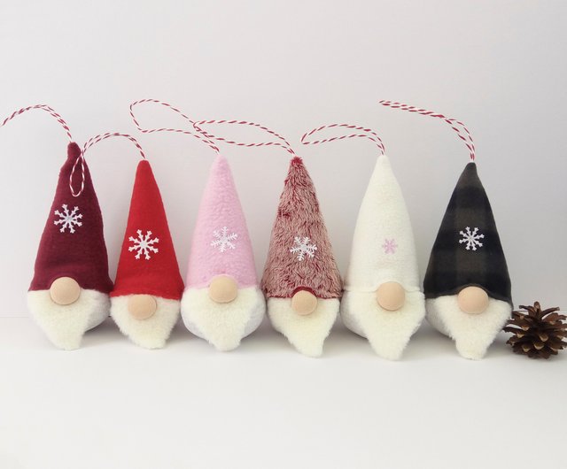 クリスマス ノームの飾り, クリスマスの飾りをぶら下げ, 手作り