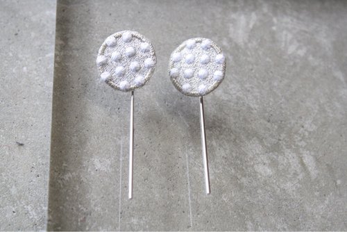 ifme Dot bar シルバーイアリング