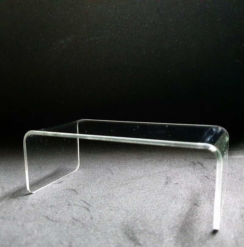 モデル：クリアモダンスタイルテーブル、スケール1/12 - 置物 - プラスチック 透明