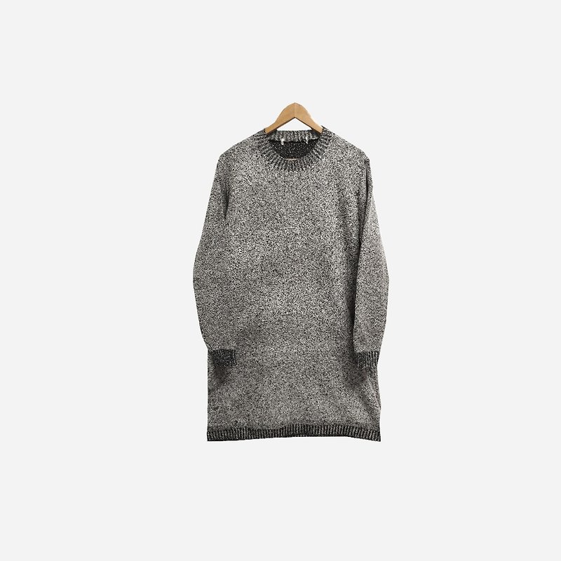 Dislocation vintage / long gray knit sweater no.260 vintage - Women's Sweaters - Polyester Gray
