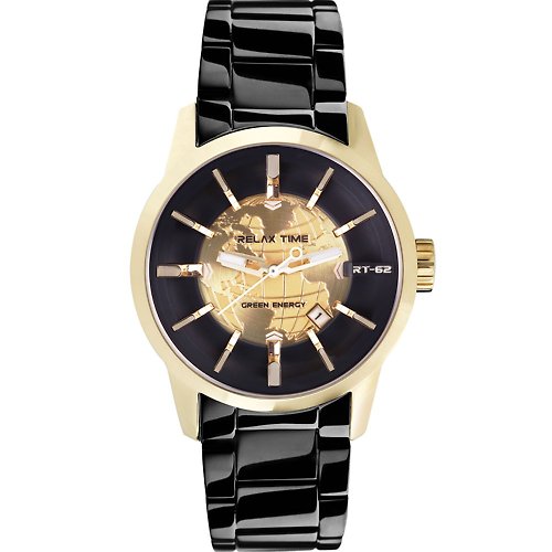 米朵貝菈．時光的禮物 RELAX TIME 環保人動電能系列 腕錶 (RT-62k-3)