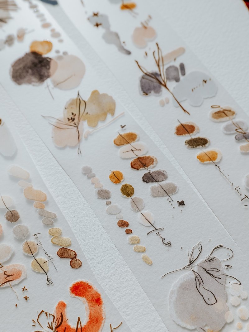 Rosewood Matte PET tape - Washi Tape - Other Materials 