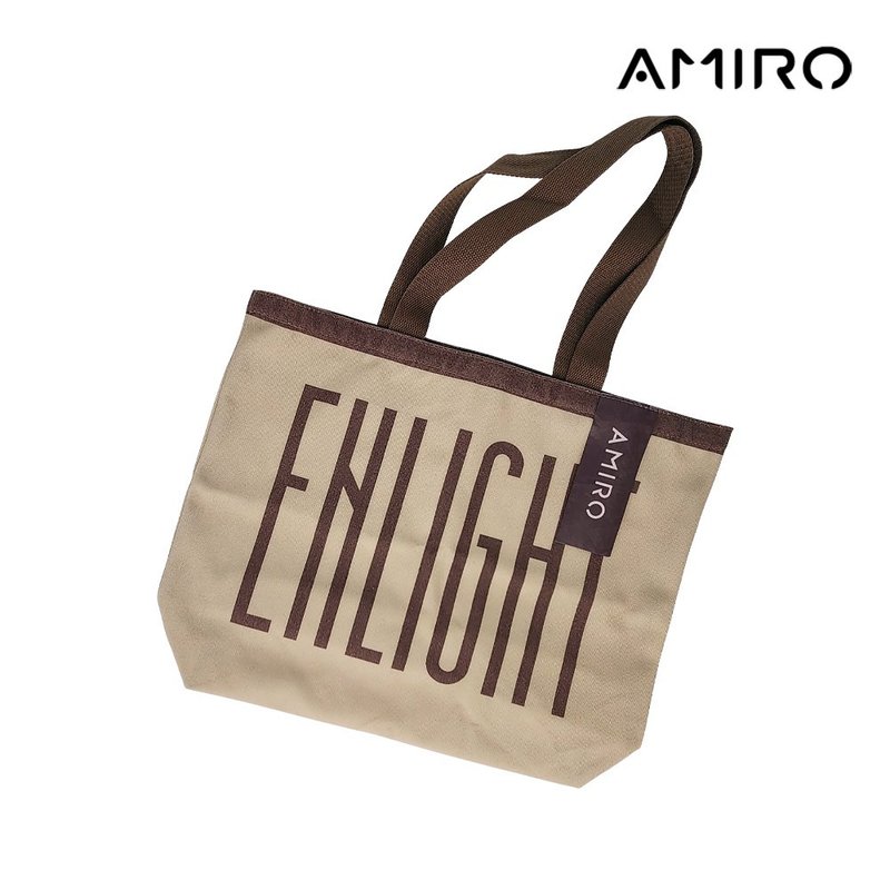 【AMIRO】Canvas Tote Bag - Messenger Bags & Sling Bags - Cotton & Hemp Khaki