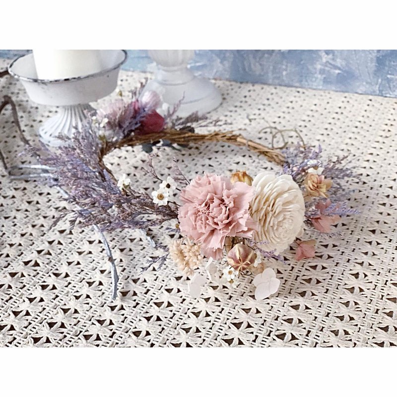 不凋花花冠/新娘花冠/婚攝飾品/拍攝搭配/主題搭配 - 髮箍/髮帶 - 其他材質 