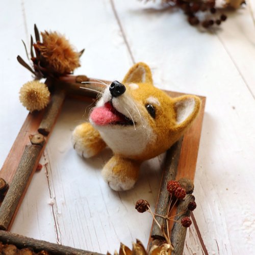 shukaページ2❣️羊毛フェルトオーダー犬ブローチ2匹 shukaページ2❣️羊毛フェルトオーダー犬ブローチ2匹 羊毛