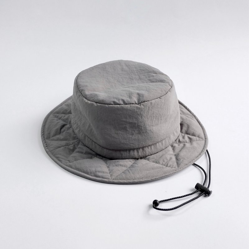 Fluffy Safari Hat Gray Color (Water Resistant)