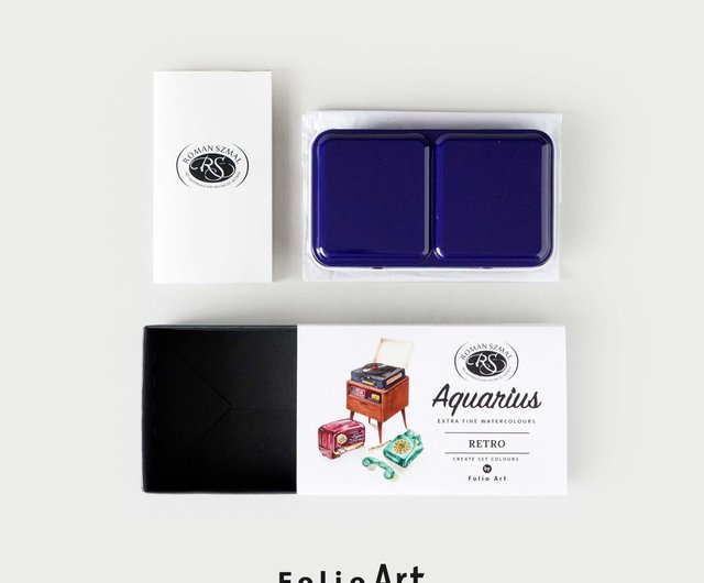 Roman Szmal : Aquarius : Watercolour Paint : Half Pan : Travel Set of 12 -  Roman Szmal : Aquarius Watercolour Paint - Roman Szmal - Brands